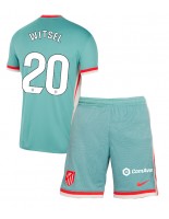 Atletico Madrid Axel Witsel #20 Vieraspaita Lasten 2024-25 Lyhythihainen (+ shortsit)